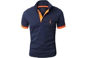 GLESTORE Poloshirt Herren Männer Hemd Herren Kurzarm Shirt Sommer