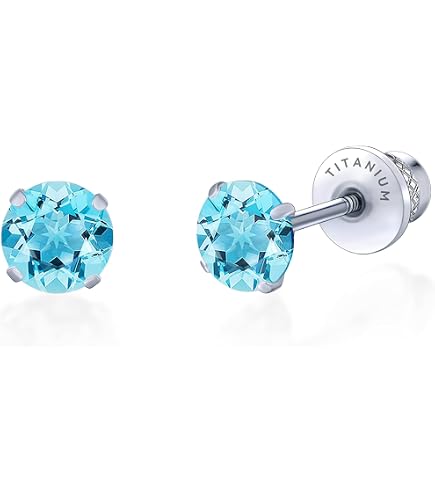 CUEMOON Orecchini Donna Uomo Diamante, Zirconia Cubica, Acciaio Inossidabile, Anallergici, Punti Luce, 3~8 mm Brillantini Diamante Orecchino