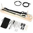 Paracord Jig, Adjustable Length Paracord Jig Bracelet Maker Wristband Maker Bracelet Maker Making Kit Wooden Paracord Bracelet Jig for Paracord Braiding