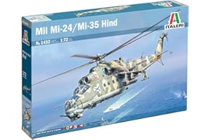 Italeri 1432 Mil Mi-24 / Mil Mi-35, scala 1:72, Plastic Model Kit/Modello in plastica da montare