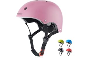 BURSUN Kinder Fahrradhelm Kinderhelm Skaterhelm für Alter 2-16 Jahre Jungen Mädchen, Kinderhelm für Fahrrad Roller Skateboard Scooter Roller Skating