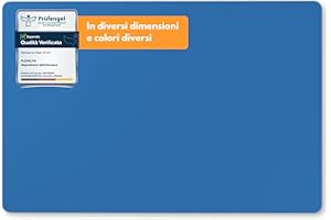 Flickly® Toppe di riparazione autoadesive | camion, rimorchio, tenda, campeggio, ombrelloni, piscina | disponibile in molti colori | 30 x 20 cm | Azzurro (RAL 5012)