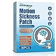 KANZA - 36 Pcs Motion Sickness Patches | Non Drowsy,Relieves Vomiting, Nausea, Dizziness from Sickness of Cars, Ships, Airplanes, Cruise, Trains|Fast Acting,No Side Effects - For Adults and Kids