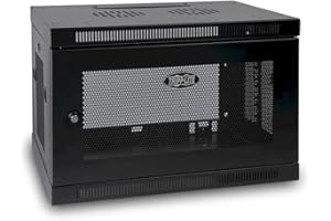 Tripp Lite 9U Wall Mount Rack Enclosure Cabinet Low-Profile Wallmount Switch Depth (SRW9U)