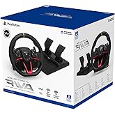 HORI Volant de course sans fil APEX pour Playstation 5, Playstation 4 et PC - Licence officielle Sony