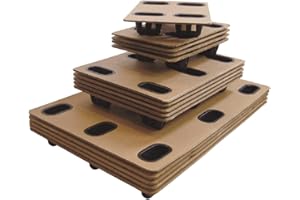 Propac Z-BANK8040C Palette en carton empilable avec cônes en plastique