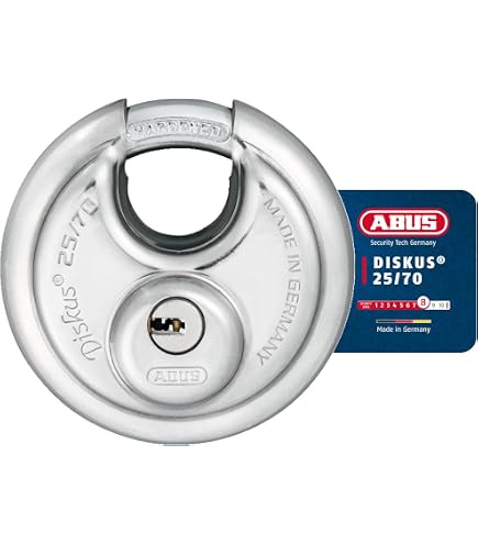 ABUS 53160 Hasp For Discus Lock Type 140/190 - Sturdy Steel Security Hasp For Rebated Doors - View #8