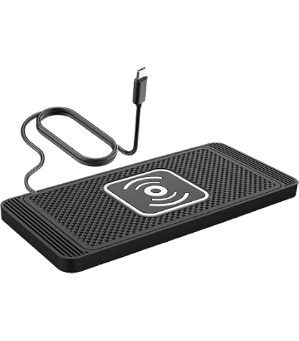 Caricabatteria Wireless per Auto 15W Ricarica Rapida Induttiva per Telefono con Protezione Sovratensione e Pannello Accessori per Console Centrale