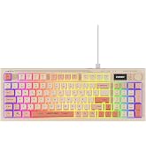 Everest KB-79 SILENT PRO Bej/Pembe/Turuncu SESSİZ RGB Q Membrane Oyuncu Klavyesi