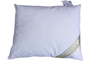 Betten Hofmann kuscheliges Baby Daunenkissen 35x40 cm, 30g Flachkissen, ungesteppt 100% Neue Daunen, waschbar, 100% Natur