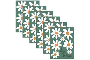 AORVYUI Autocollants multicolores, paquet d'autocollants de fleurs, autocollant de voiture délicat, motif floral, autocollant de voiture, 20 x 15 cm, résistant à l'eau