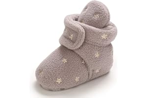 MASOCIO Bottes Bébé Fille Garçon Hiver Chaud Chaussures Premiers Pas Semelle Souple Antidérapant