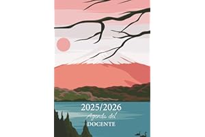 Agenda del Docente: Registro del Professore | Formato A4 | Pianificatore Settimanale per Insegnante | Anno Scolastico | Copertina Giappone Monte Fuji