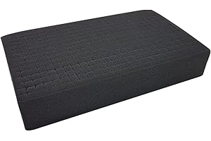 ROC Cases Pre-cut Pick and Pluck Cubed Foam Case Insert L380 x W220 x H70mm, to fit EN-AC-FG-C203 Flight Case