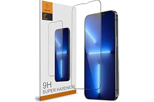 URUCHI iPhone 16e / 14/13 Pro / 13 (6.1") Anti-Statik Ekran Koruyucu, HD Tam Kapsamlı Ekran Kapağı Cam Filmi