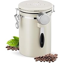 RUCUDIM 2-tlg. Kaffeedosen Aus Edelstahl - Luftdicht 1,8 Liter