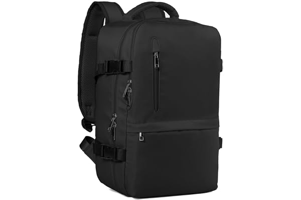 Hayayu Mochila 40x30x20, Mochilas Cabina para Ryanair 40x20x30cm | Maletas De Viaje Mujer Hombre Equipaje De Mano 40x30x20 Bolsa Viaje 24L Con Orificio De Carga Y Bolsillo Antirrobo