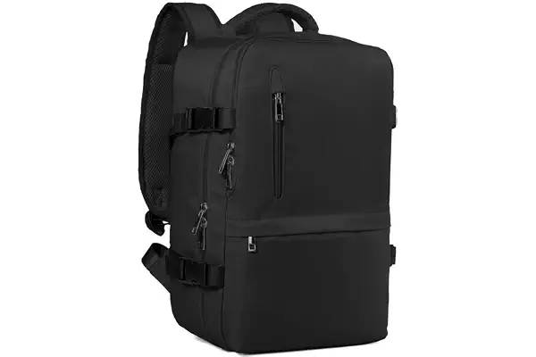 Hayayu Mochila 40x30x20, Mochilas Cabina para Ryanair 40x20x30cm | Maletas De Viaje Mujer Hombre Equipaje De Mano 40x30x20 Bolsa Viaje 24L Con Orificio De Carga Y Bolsillo Antirrobo