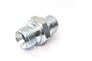 DELTA-P LTD Adaptador hidráulico macho/macho 1/2" BSP