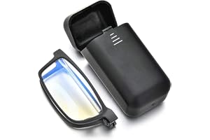 DBEFTLI Folding Reading Glasses - Foldable Portable Readers For Men Women With Case