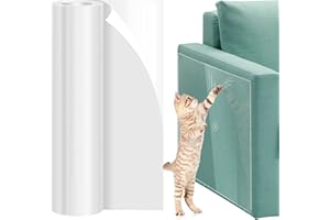 Tufa Protector de Muebles Adhesivo para Gatos, 30 x 300 cm Cinta Anti Arañazos para Gato, Protección contra Arañazos de Gato, Transparente Protectores Sofa Arañazo para Muebles Puerta Parede Alfombra