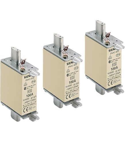 NH Fuse Inserts Size 01 - Various Amperage (63A, 80A, 100A - Foto 2