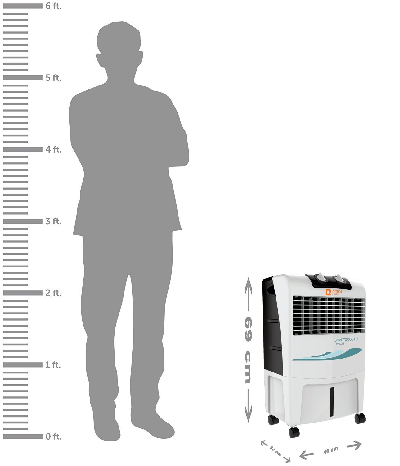 orient cooler smart cool dx cp2002h