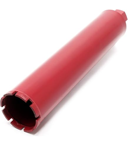 SDS Plus Diamantboorkroon, diameter 32 - 150 mm, lengte 200 mm, kernboorkroon, kernboor, M22, met spitse schroefdraad, voor boorhamer, diameter 63 mm, lengte 200 mm