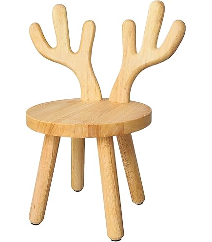 MAEL Kinderstoel met massiefhouten poten - Eiken - 30x30x57 cm | Leen Bakker