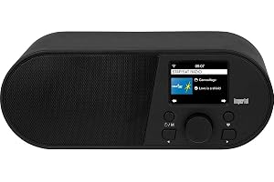 Imperial i105 Internetradio DAB-radio, DAB Plus-radio, Bluetooth, WLAN-radio (WLAN, mediaspelare, USB, DLNA, färgskärm, väckarklocka, appstyrning)