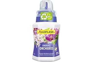 Algoflash Engrais Orchidées, Bouchon Doseur Inclus, 250 ml, ALIORC250