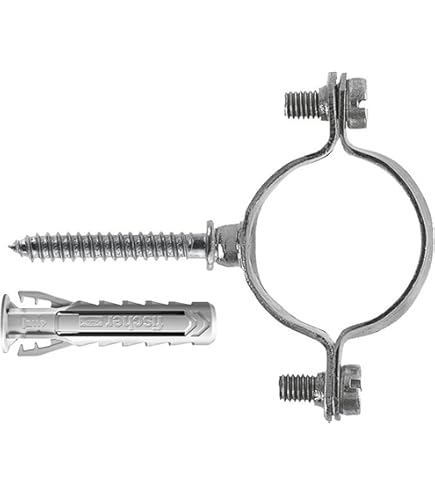 COLLARE PER TUBO In Acciaio Zincato Fischer CPT 1 Confezione Da 2 Pezzi EUR 2,70 - IT