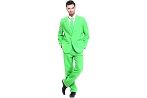 U LOOK UGLY TODAY Homme Costume Party Suit de Noel Coupe Normale Costumes de Fête Camaïeu y Compris Le Pantalon et la Cravate