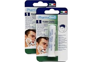 JUANIO Lot de 2 Paquet de 1 Crayon hémostatique Post-Rasage, bâton après-Rasage Blister, arrêt Rapide saignement, Coupe Sang Bouchon 7.5 g