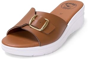 JOMIX Ciabatte Donna Estive Zeppa Comode Anatomiche Made in Italy Pantofole Ortopediche Morbide Sandali Eleganti per Signora