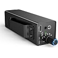 LEKATO Amplificateur pour écouteurs intra-auriculaires, commutateur stéréo/mono, entrée XLR/TRS, sortie 3,5 mm, clip-on, écouteur intra-auriculaire rechargeable portable