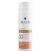 Rilastil Sun System Age Repair, Solar Facial Anti-Aging SPF50+, 50 ml | Hyaluronic Acid, Ectoin, SPF50+, Anti-Aging, Firming,