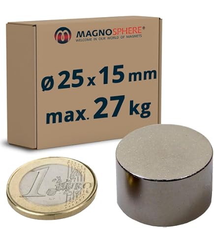 Produktbild von Maqna Neodym Quader Magnet 30x10x10 Mm, N45, 12 Kg Haftkraft, Silber – Für Befestigung, Modellbau, Industrie