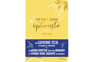 Bullet journal optimiste A5 - Edition Florale - Agenda et carnet de notes A5 - To do list et organis