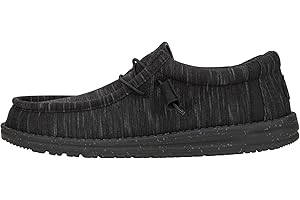 HEY DUDE HEYDUDE Wally Stretch Fleece - Chaussures pour Hommes - Baskets avec Semelles Confortables - Style Mocassin