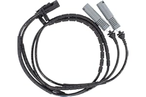 DOO ENGY Lot de 2 capteurs de vitesse de roue arrière en ABS pour E81 E87 E88 E82 E90 E93 E92 E91 116d 116i 118d 118i 120d 120i 316d 316i 318d 318i 320d 320i