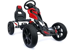 "GENERIC" Generic Go Kart pour enfants 5-12 ans - Pédale - Pneus Shaum EVA Wheels