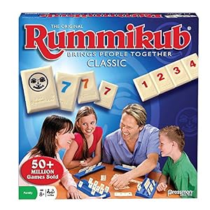 PRESSMAN – The Original Rummikub Fast Moving Rummy Tile – 1 Game