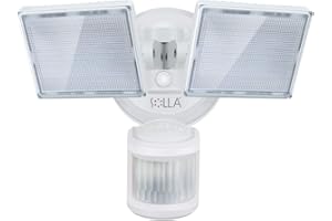 SOLLA Lampe de sécurité LED 3000 lm, 34 W, lumière du jour 5000 K, étanche IP65, pour garage, jardin, terrasse, porche, allée