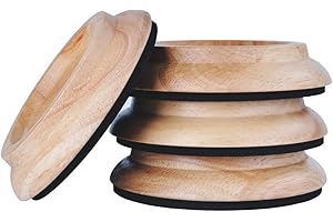 PUNK Pianoforte verticale tazze di rotelle,Hardwood Piano Caster Pad mobili gamba Pad Set di 4,con antiscivolo a prova di umidità e antirumore pastiglie di feltro per protezioni pavimento in legno duro