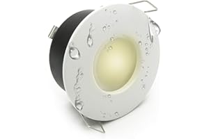 PLANETITALY Foco LED empotrable IP65 iluminación cabina ducha luz baño turco 12 V MR16 8 W baja tensión bombilla LED GU5.3