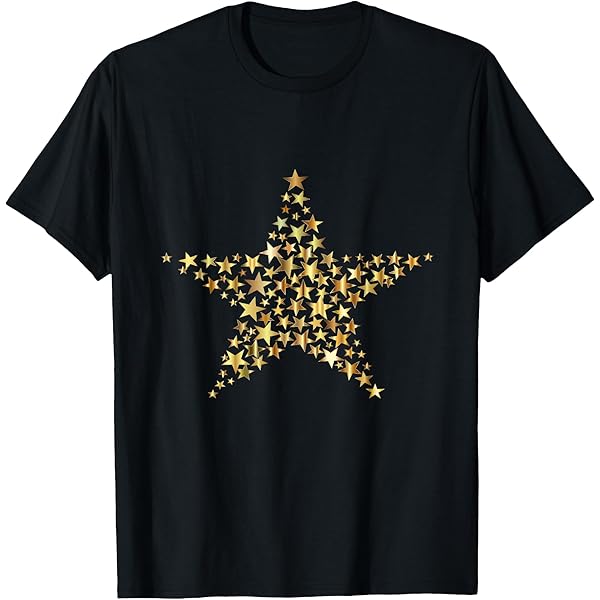 Tシャツ・カットソー GOLDEN  T-shirt 'Small Star' Amazon | ゴールド 星 Tシャツ | Tシャツ・カットソー 通販