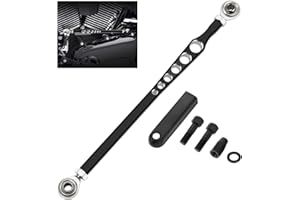 Amazicha Schwarzes Schaltgestänge für Harley-Davidson Softail Touring, Electra Street, Glide, Road King, Tri Glide 1986-2024
