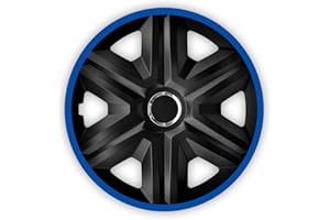 NRM Tapacubos Fast Lux Azul, 15 Pulgadas, Juego de 4 Unidades