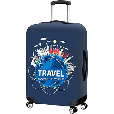 Personnalisez Votre Image/Nom/Logo,Croix Rouge Vif Suisse Flag Art,Voyage Anti-Poussière Valise Chariot Housses De Protection Pour Bagages,Élastique Anti-Poussière Lavable Pour Business Trip S
